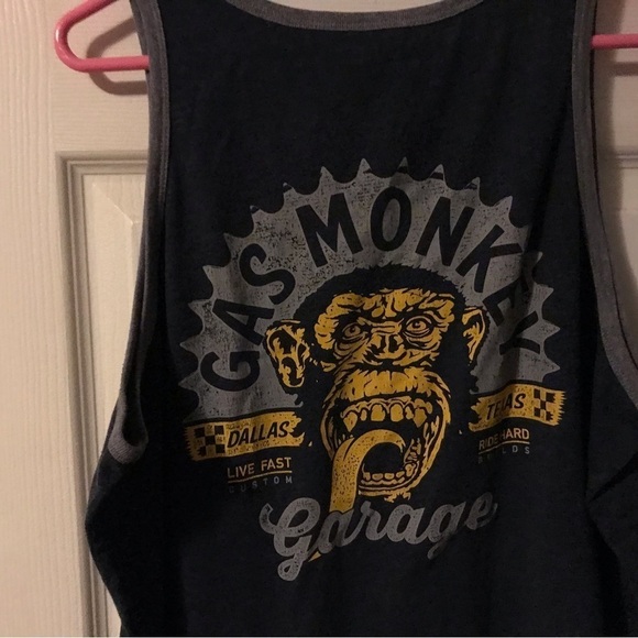 Mens Gas Monkey Tank Top - Picture 4 of 5